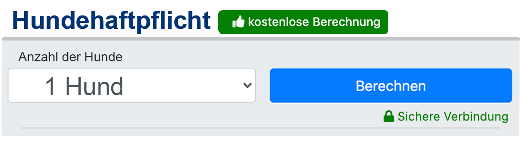 Haftpflichtversicherung für Hunde berechnen hundehaftpflicht-berechnen